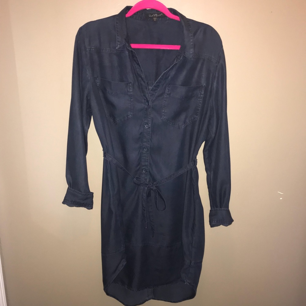 Soft Denim Tie Dress